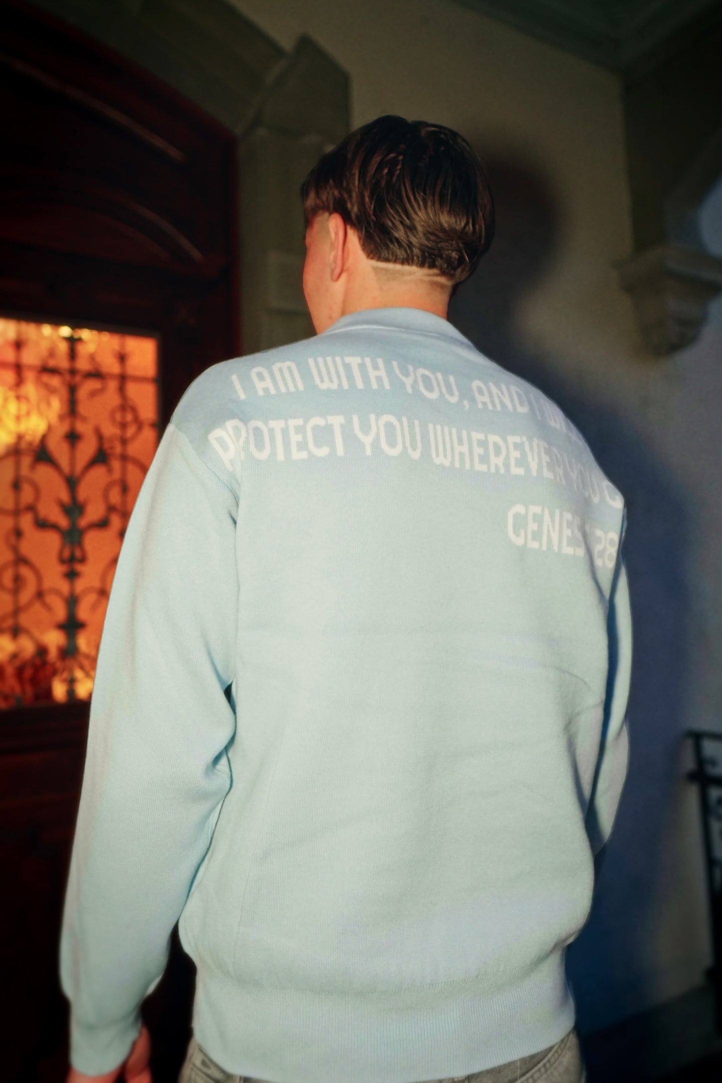 Knit sweater Babyblue